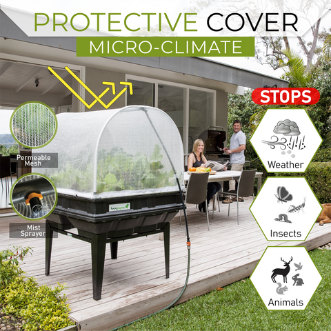 Medium Raised Garden Bed with Canopy