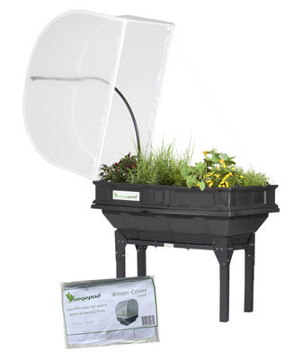 Small Vegepod with Canopy (Mesh), Stand and Polytunnel Cover
