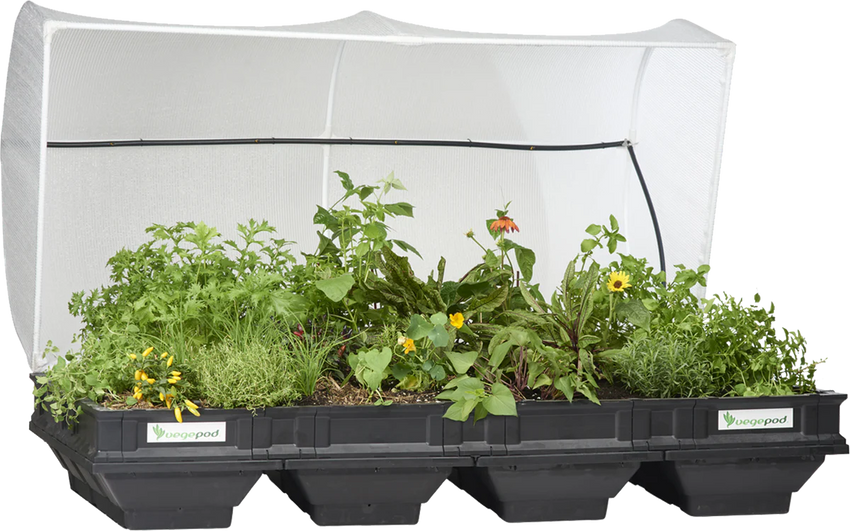 Large Raised Garden Bed with Canopy