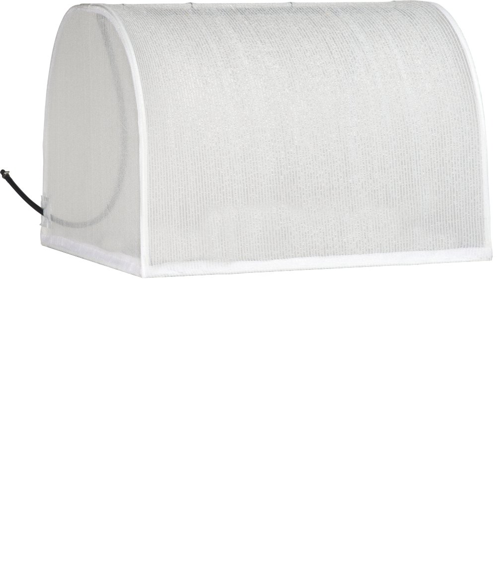 Replacement VegeCover Kit – Medium (includes poles, connectors, hinge clips, misters and mesh cover)